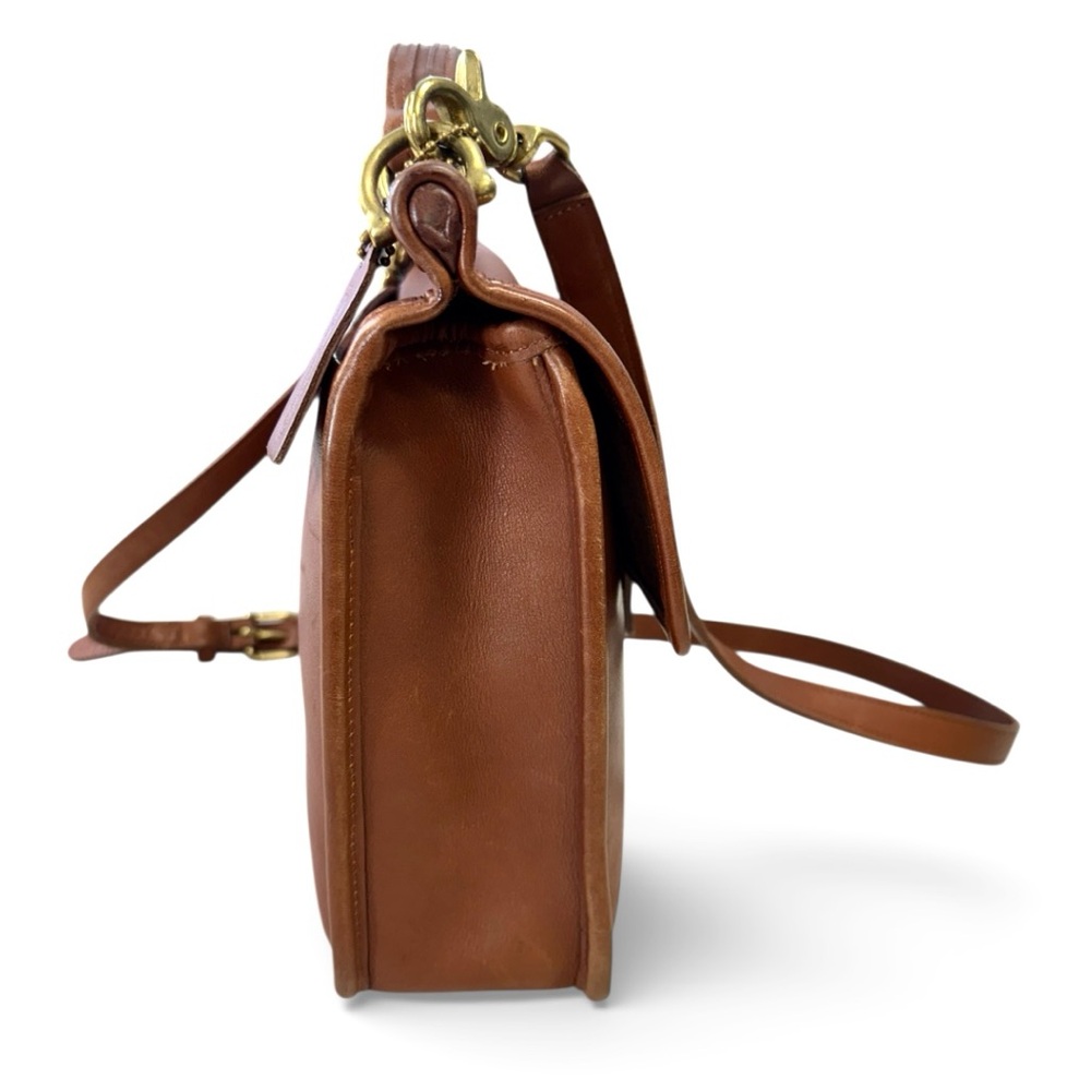 Vintage Coach Willis British Tan Crossbody Bag - Picture 8 of 13